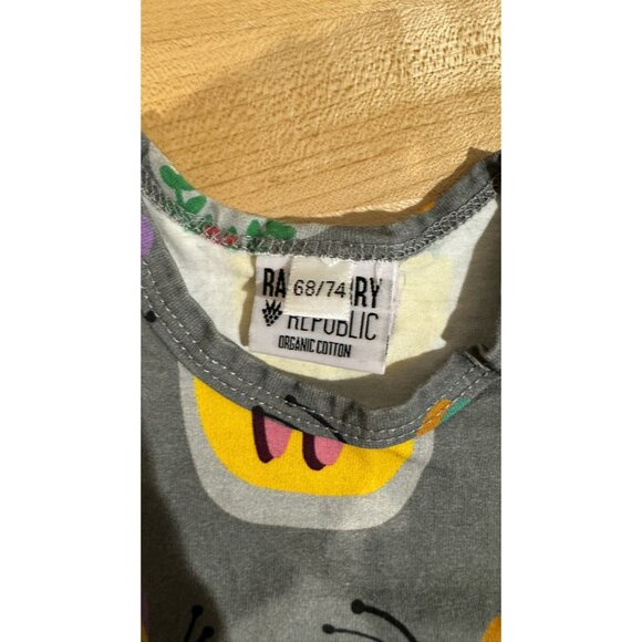 Raspberry Republic Hi Honey Organic Short Sleeve Baby Body Suit Size 6-9 Months - Picture 4 of 4